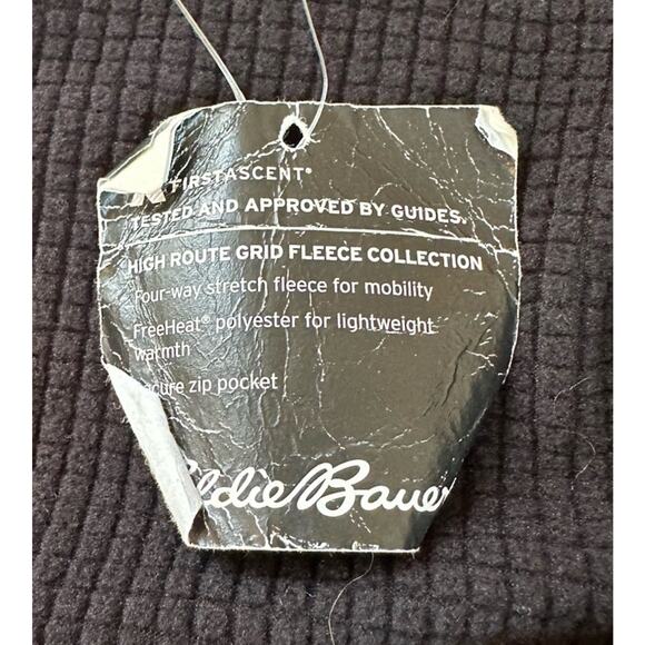 NWT $129 Eddie Bauer Full Zip Track Jacket Size 2XL Men’s Black - Picture 4 of 9